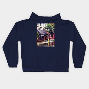 Owego NY - Fire Hydrant by Barber Shop Kids Hoodie